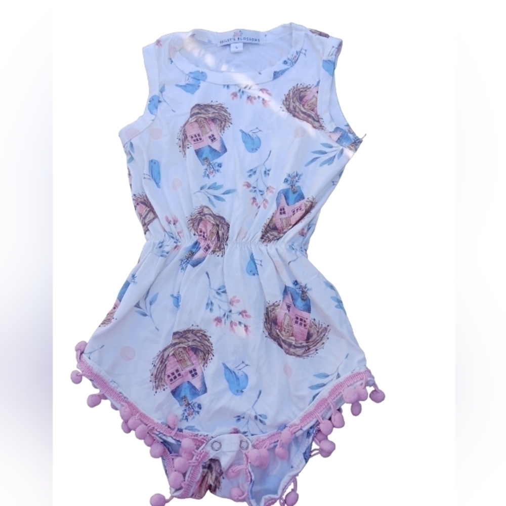BAILEY'S BLOSSOMS One Piece Sleeveless Romper